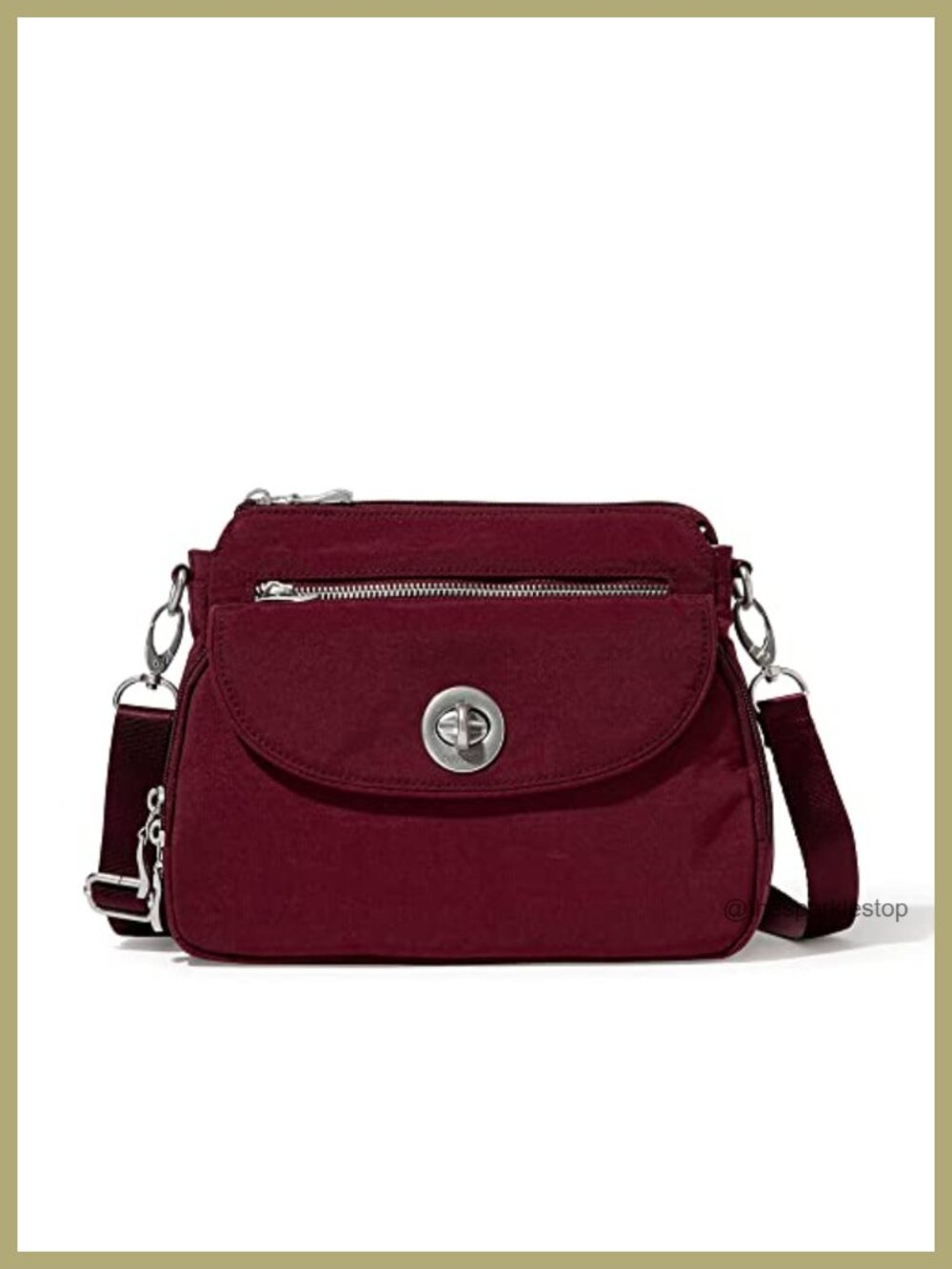 Nylon Crossbody Bag Lightweight Travel Purse RFID Water-Resistant Hands-Free
